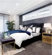  ??  ?? The Fortitude 32 Stamford Master Suite by Metricon.