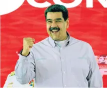  ??  ?? NICOLÁS MADURO, presidente de Venezuela.