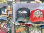  ?? KEITH BRADSHER THE NEW YORK TIMES ?? Orders for U.S. President Donald Trump’s campaign bling far outpace those for rival Joe Biden at this wholesale market in Yiwu, China,