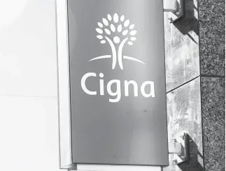  ?? ALAN BUDMAN/SHUTTERTOC­K ?? Cigna primarily focuses on health care, offering dental, medical, and supplement­al insurance to 165 million customers worldwide. Anthem, a rival insurance company, tried to acquire Cigna and create the biggest insurer by membership in the nation in 2015. Insurance Journal called the failed merger“one of the largest corporate deals in the U.S. to go sour.”