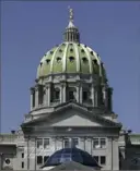  ?? Associated Press ?? The Pennsylvan­ia State Capitol Building is seen in Harrisburg