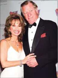  ?? File photo ?? Soap opera star Susan Lucci and husband Helmut Huber attend a star-studded concert staging of the classical musical "Guys and Dolls" benefiting the Iris Cantor Women's Health Center, held at the Sheraton Hotel in New York on Monday, February 23, 2004.