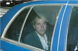  ?? EVAN VUCCI/AP 2003 ?? John Hinckley Jr., above, tried to assassinat­e President Ronald Reagan in 1981. Hinckley is set to be freed unconditio­nally in June provided he continues to follow rules.