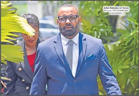 Rabuku hits back at A-G - PressReader