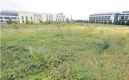  ?? Peter Bolter ?? > The land at Callaghan Square, Cardiff, which the Welsh Government bought in 2013