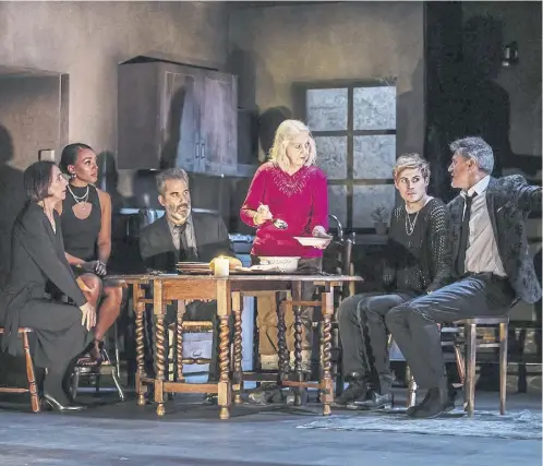  ?? PICTURE: PAMELA RAITH ?? Murder in the Dark ‘barely seems connected to reality’ unlike The Scaff, below left, which ‘draws its energy from a vigorous blast of teenage reality’