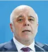  ?? (Fabrizio Bensch/Reuters) ?? HAIDER AL-ABADI