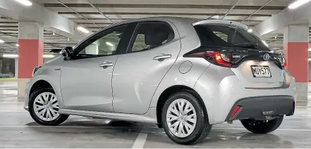  ??  ?? If swoops and bulges are your thing, then the Yaris is one for you.