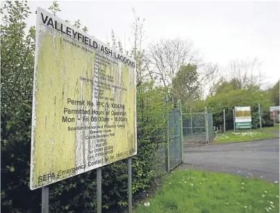  ?? Picture: Kris Miller. ?? The Valleyfiel­d Ash Lagoons site stores waste from Longannet.