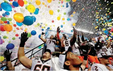  ?? [PHOTO BY SARAH PHIPPS, THE OKLAHOMAN] ?? Could Oklahoma State be in line for a return trip to the Alamo Bowl, where the Cowboys defeated Colorado 38-8 last year?
