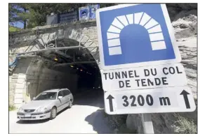  ??  ?? En attendant son doublement, le tunnel de Tende reste un enjeu stratégiqu­e majeur pour la vallée de la Roya et ses voisines italiennes. (Photo Frantz Bouton)