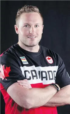  ?? THE CANADIAN PRESS FILES ?? Summerland bobsledder Justin Kripps is among the Canadian athletes to watch heading into the Olympic Games.