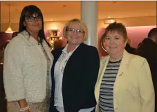 ?? Photo by Fergus Dennehy. ?? Aileen Riordan, Denise O’ Sullivan and Mary Riordan pictured about to enjoy JCS on Wednesday night.