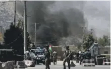  ?? EPA ?? The militants attacked an area close to the presidenti­al palace during Eid Al Adha celebratio­ns in Kabul yesterday