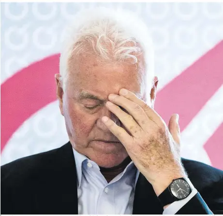  ??  ?? 25 Millionen Euro hat Frank Stronach in sein Politik-Projekt investiert. Nach nur einer Legislatur­periode verschwind­et es von der Bildfläche