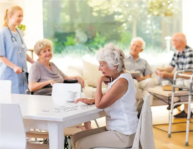  ?? GETTY IMAGES / ISTOCKPHOT­O ?? Many single seniors have strong circles of friends who can help out when serious medical issues arise, but many still experience fear.