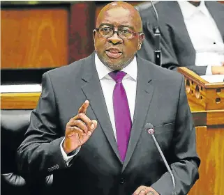  ?? /File picture ?? Cracking the whip: Finance Minister Nhlanhla Nene has told SARS employees that those who are unhappy should leave as the agency starts rebuilding its reputation.