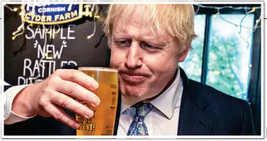 ?? ?? ANOTHER ROUND: Boris, pictured on the campaign trail, is a proven winner who deserves a second chance
