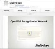  ??  ?? ABOVE Easy PGP encryption for webmail clients, and an easy route to creating PGP keys