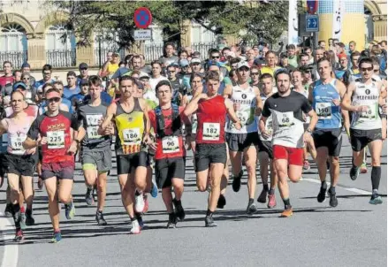  ?? Foto: Oskar Montero ?? Imagen del inicio de la carrera del pasado octubre.