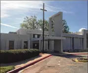  ?? JOSHUA SHARPE / AJC ?? After the Georgia Hidden Predator Act was passed, an attorney received a call about an alleged case of abuse by Idziak at Stone Mountain’s Corpus Christi Catholic Church.