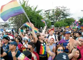  ??  ?? Pride Parade in Marikina last June