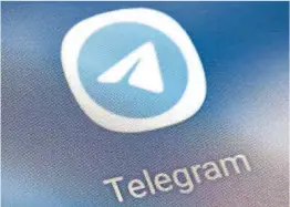 ?? Europa Press ?? Logotipo de la aplicación de comunicaci­ones Telegram.