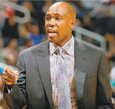  ?? GETTY ?? Nets interim coach Jacque Vaughn is determined to keep social justice movement alive in Orlando.