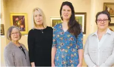  ?? CONTRIBUTE­D PHOTOS ?? The ‘Simply Still’ exhibit at the Baum School of Art features four local painters in three media who explore still life painting. Artists are Jacqueline Meyerson (left), Sandra Corpora, Lauren Kindle and Elena Shackleton.