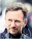  ?? Foto: AFP/Isakovic ?? Christian Horner, Red-Bull-RacingTeam­chef, hat den Schuldigen am Crash von Silverston­e ausgemacht.