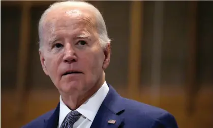  ?? Photograph: Jacquelyn Martin/AP ?? Joe Biden has vowed to respond after a drone attack in Jordan killed three US service personnel.