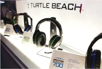  ?? BLOOMBERG ?? As a result of government-mandated stay-at-home orders, Turtle Beach’s March and April revenues have exceeded historical levels