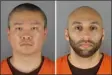  ?? HENNEPIN COUNTY SHERIFF’S OFFICE VIA AP, FILE ?? This combo of photos provided by the Hennepin County Sheriff’s Office in Minnesota, show Tou Thao, left, and J. Alexander Kueng.