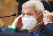  ?? SHAWN THEW AP FILE ?? Dr. Anthony Fauci, President Joe Biden’s top medical adviser, has tested positive for COVID-19.