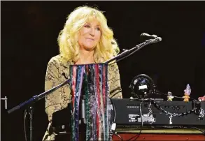  ?? Jeff Siner / Tribune News Service ?? Christine McVie, keyboardis­t and vocalist for Fleetwood Mac, performs at the Spectrum Center in Charlotte, North Carolina, on Feb. 24, 2019. McVie died Wednesday at age 79.