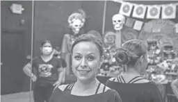  ??  ?? Ramirez wishes she had understood what Día de los Muertos meant when she was a teenager and she experience­d for the first time the death of someone close to her, her grandfathe­r.