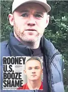  ??  ?? STRIFE Rooney yesterday. Inset, Mirror