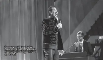  ?? ?? The new special “Lionel Richie: The Library of Congress Gershwin Prize for Popular Song” airs Tuesday on PBS.