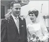  ?? SUBMITTED PHOTO ?? Carl MacLeod is shown with his wife Shirley on their wedding day.