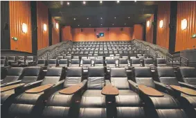  ?? Provided by Marcus Theatres ?? Aurora’s Movie Tavern, which was offering full-service meals years before the Drafthouse entered the state, was snapped up in November as part of a $30 million, 22-theater deal between the Tavern chain and Milwaukee-based Marcus Theatres.