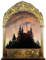  ??  ?? Easter rising: The Cross in the Mountains by Caspar David Friedrich (1808)