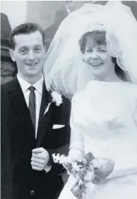  ??  ?? Margaret Robinson lost the wedding and engagement rings on a shopping trip in Accrington from her marriage to her late husband Terry, who died six years ago this week