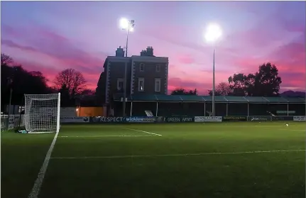  ??  ?? The Carlisle Grounds in Bray.