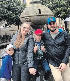  ?? FAMILY PHOTOGRAPH ?? The Martinez family: left to right, Anya, Dorothy, Cristiano and Michael. Leukemia took Anya from her family on the Labour Day weekend.