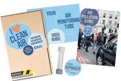  ??  ?? The ‘clean air kits’ are available to all residents
