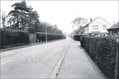  ??  ?? The ‘new’ mid-section of Forty Acres Road in March 1967