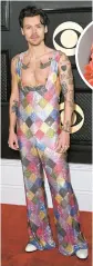  ?? ROBYN BECK/GETTY-AFP ?? Harry Styles rocks Egonlab.