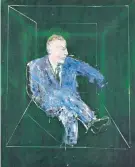  ?? ?? iBlue-chip: Beeple’s Human One is on show alongside a 1950s Francis Bacon