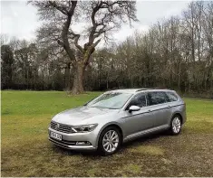  ??  ?? The Volkswagen Passat estate SE Business costs £28,200