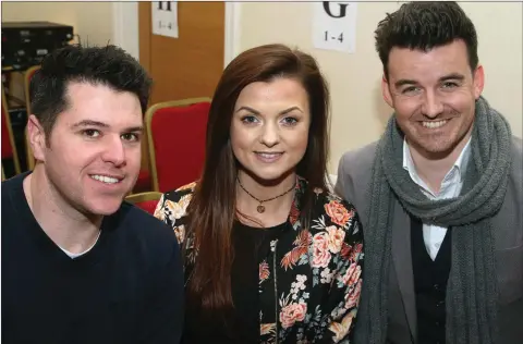  ??  ?? Robbie and Ellie Willoughby with Gary Stephens at Kilrush Drama Group’s event at Ballyroebu­ck Hall. WEDDING ART AND CRAFT FAIR LINE DANCING CHERNOBYL ORPHANGES